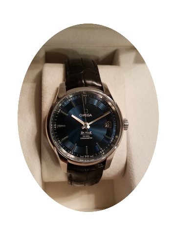 Omega De Ville Orbis Hour Vision Blue Di...