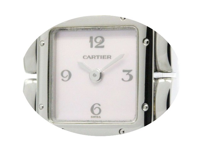 Cartier Ruban Pink Mop Dial Steel Quartz...