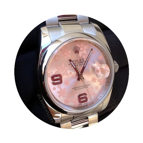 Rolex Datejust Pink Floral...