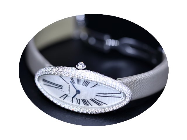 Cartier Baignoire Allongee White Gold &a...