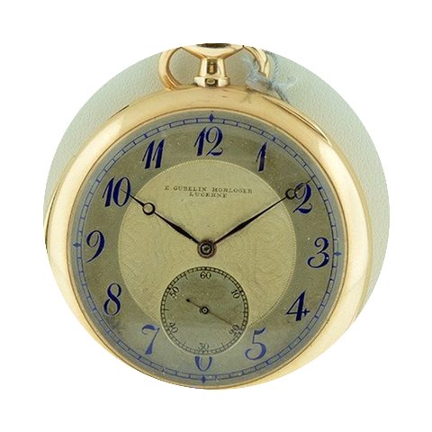 Gübelin 18k Rose Gold Pocket Watch Pre-...