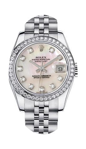 Rolex Women's New Style Steel Datejust w...