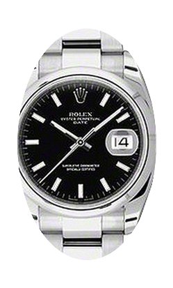 Rolex Oyster Perpetual 115200-BLKSDO 34m...