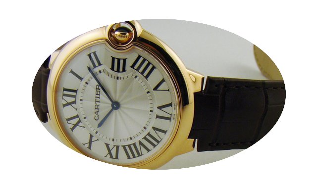 Cartier Ballon Bleu 18kt Rose Gold Flat ...