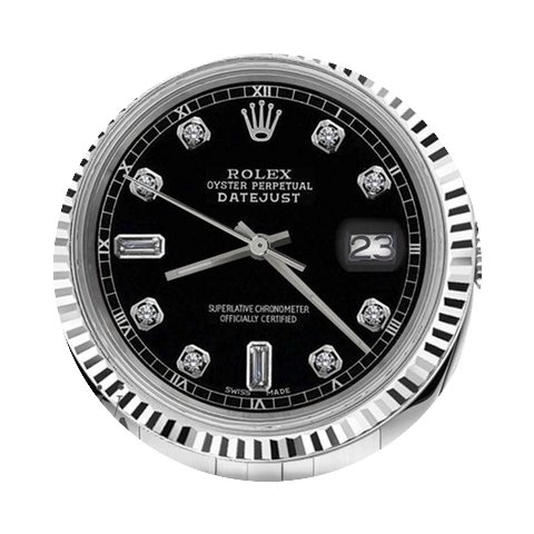 Rolex Man`s Rolex 36mm Datejust Black Co...