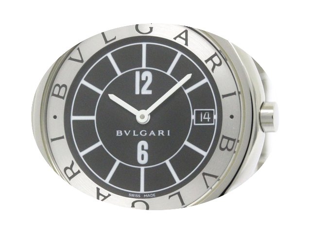 Bulgari Polished Solotempo Stainless Ste...