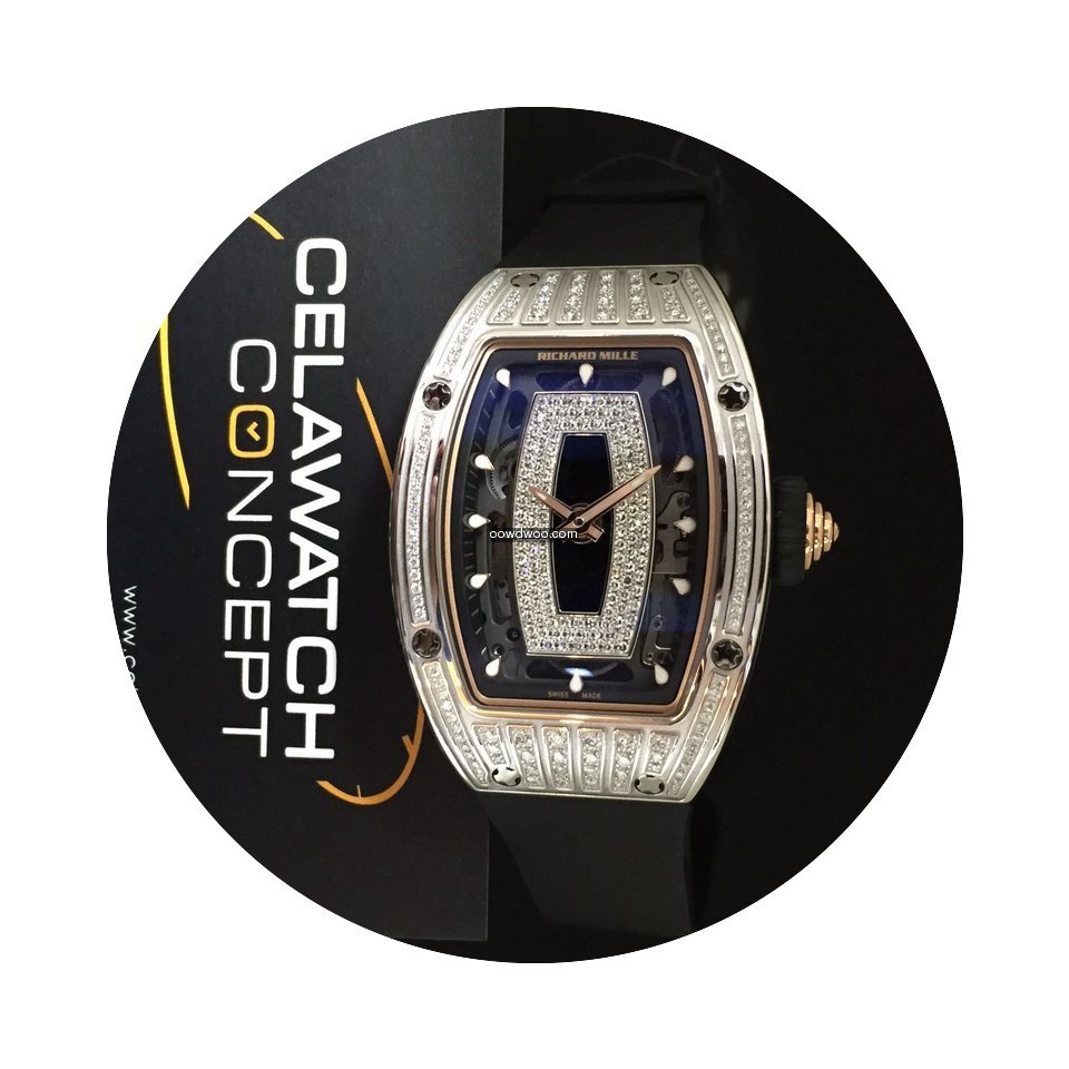 Richard Mille RM07-01 White Gold Med Set...