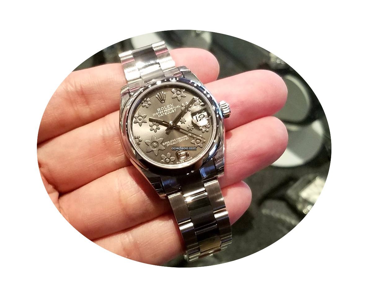 Rolex 178240 Rhodium Floral Motif Dial (...