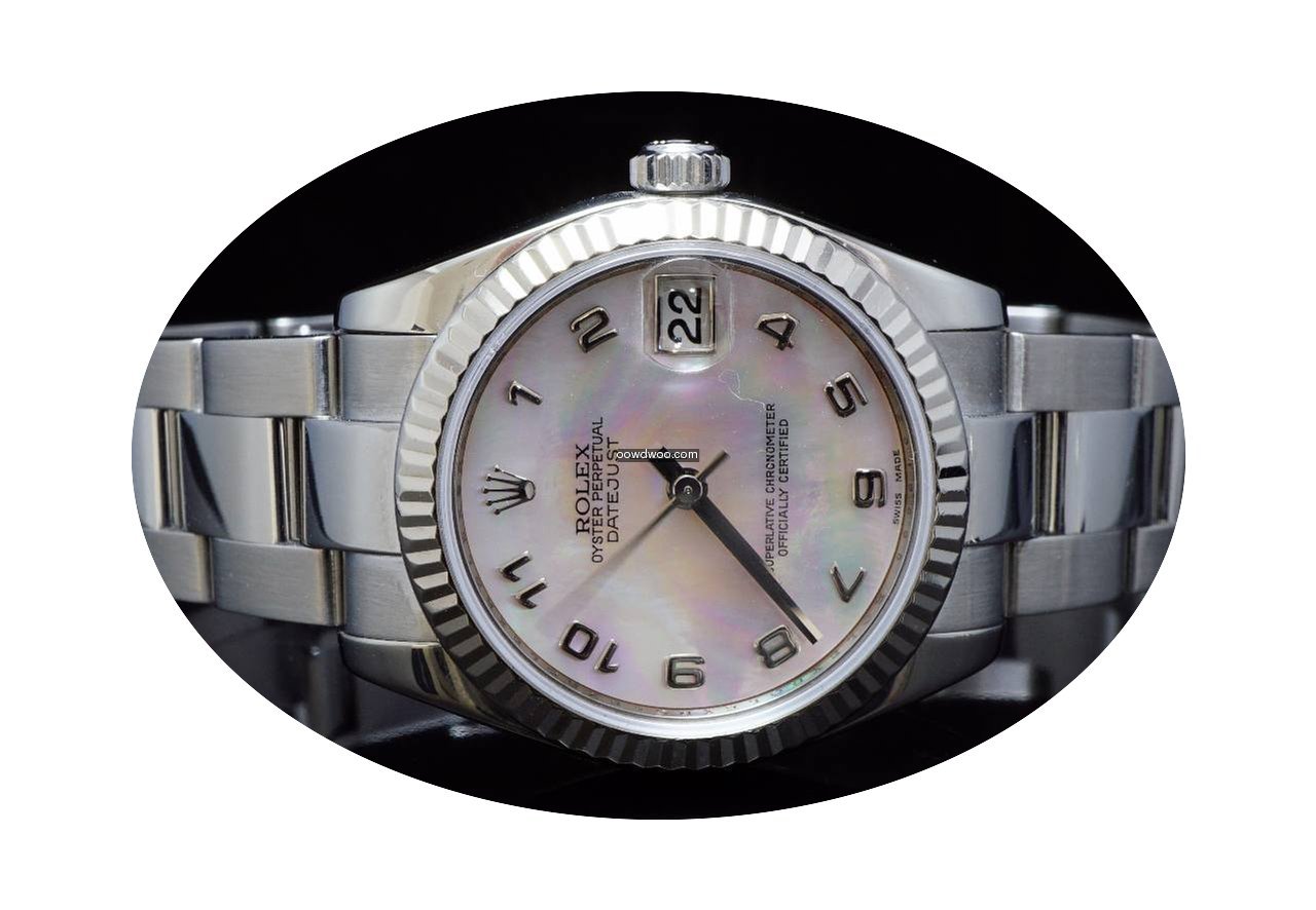 Rolex 2007 31mm Lady-Datejust, Mother of...