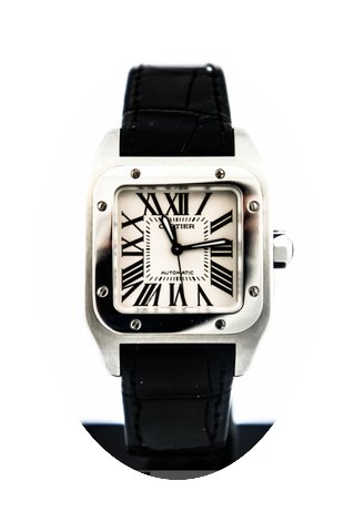 Cartier Santos 100 STEEL AUTOMATIC XL...