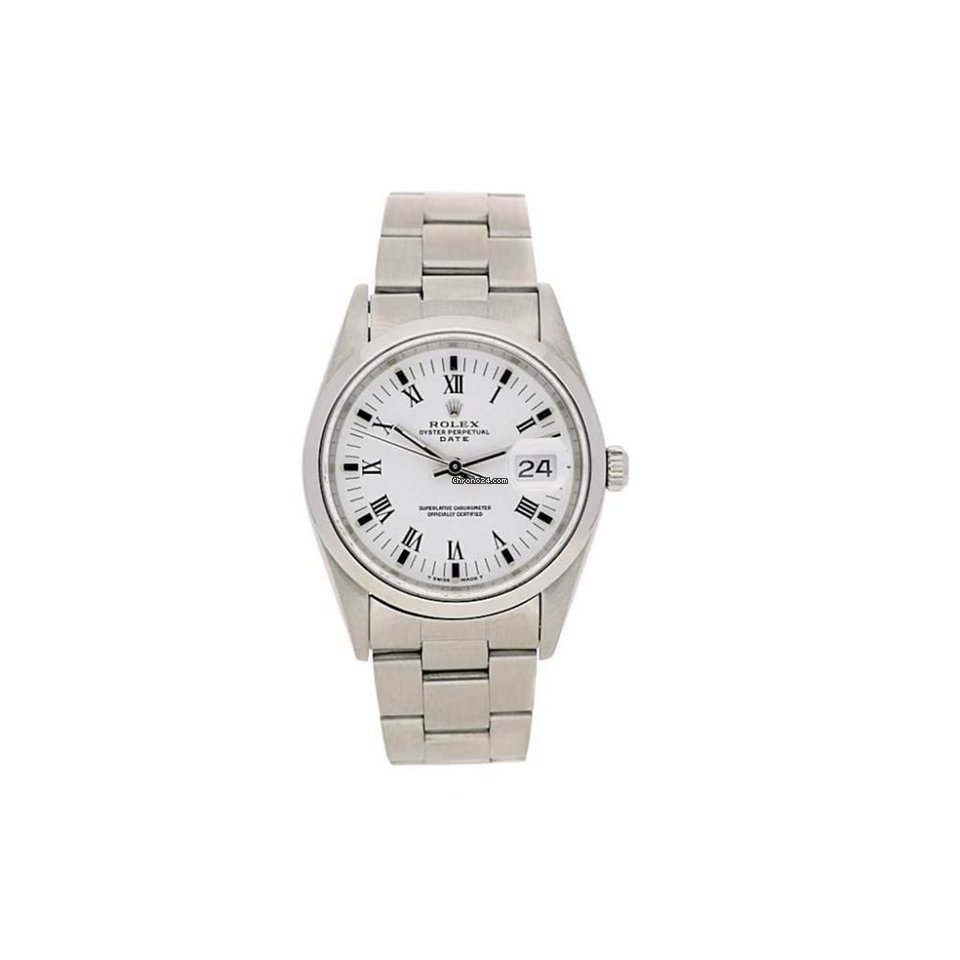 Rolex Oyster Date - White Roman Dial - 1...
