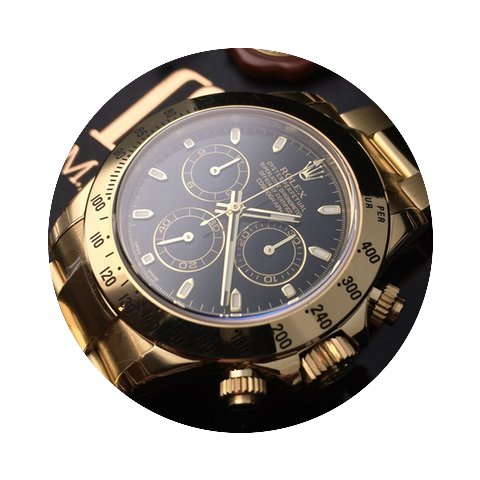 Rolex Daytona Yellow Gold Black Dial...
