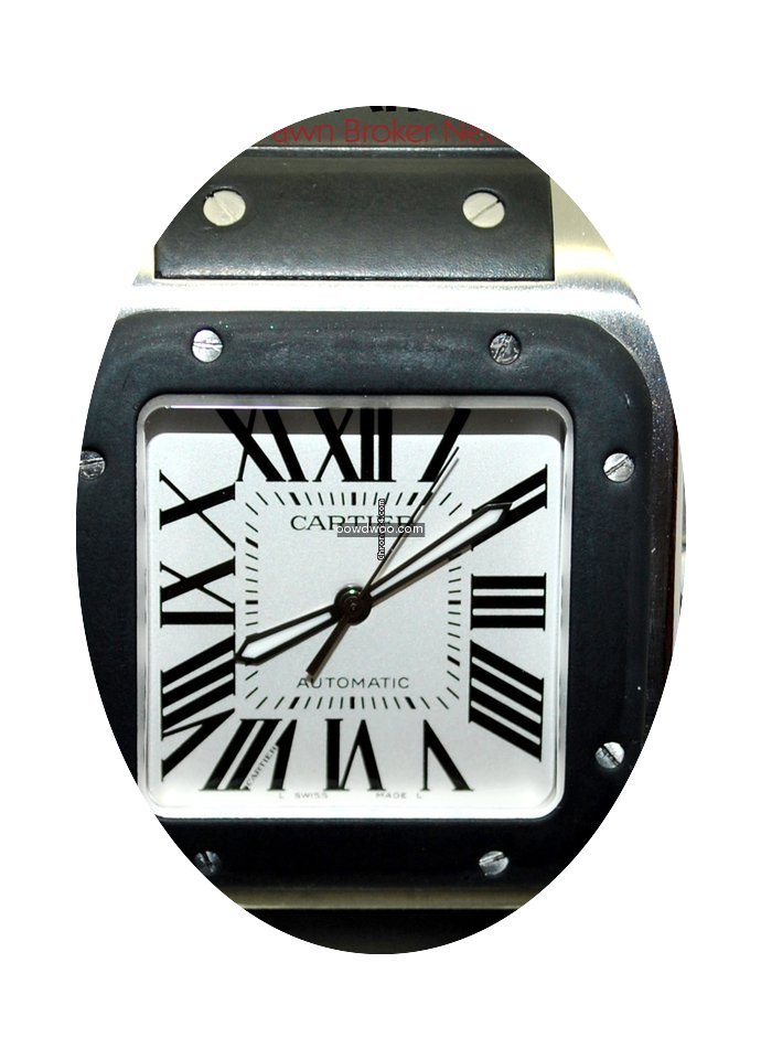 Cartier Santos 100 XL Rubber...