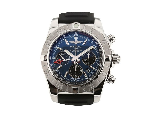 Breitling Chronomat 44 GMT Blue Dial Div...
