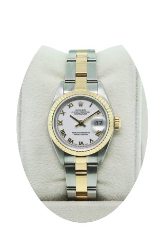 Rolex Datejust 79173 Two Tone Roman Nume...