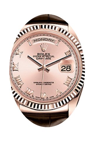 Rolex Day-Date 36 118135-PNKRL Pink Roma...