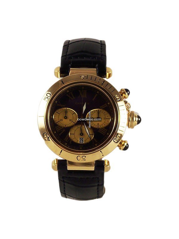 Cartier Pashà 38mm Yellow Gold Chronogr...