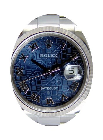 Rolex Datejust 36 116200-BLJRDO Blue Jub...