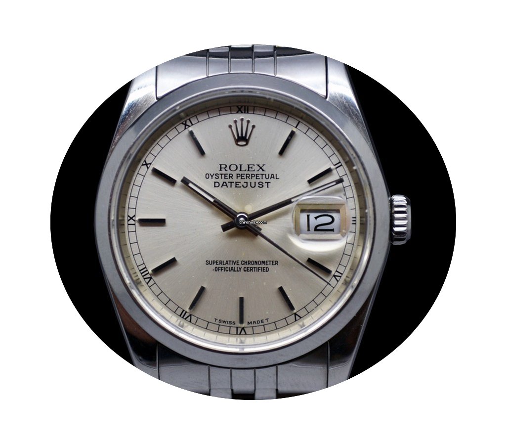 Rolex Datejust 16200 Roman Index...