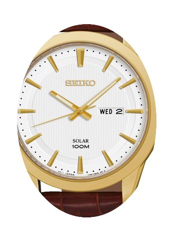 Seiko Solar SNE366P2 Herrenarmbanduhr Kl...