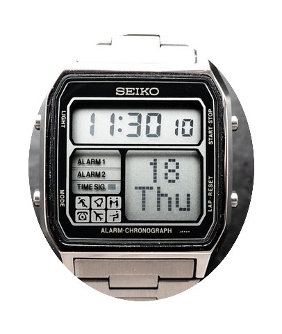 Seiko RUNNING MAN D138-4000 Vintage Alar...