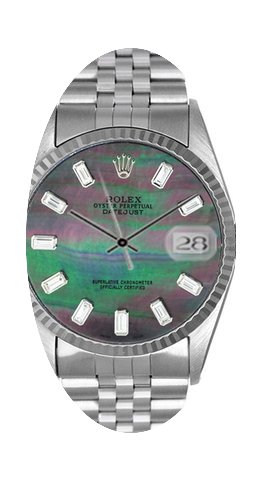 Rolex Mens Datejust Stainless Steel 1601...