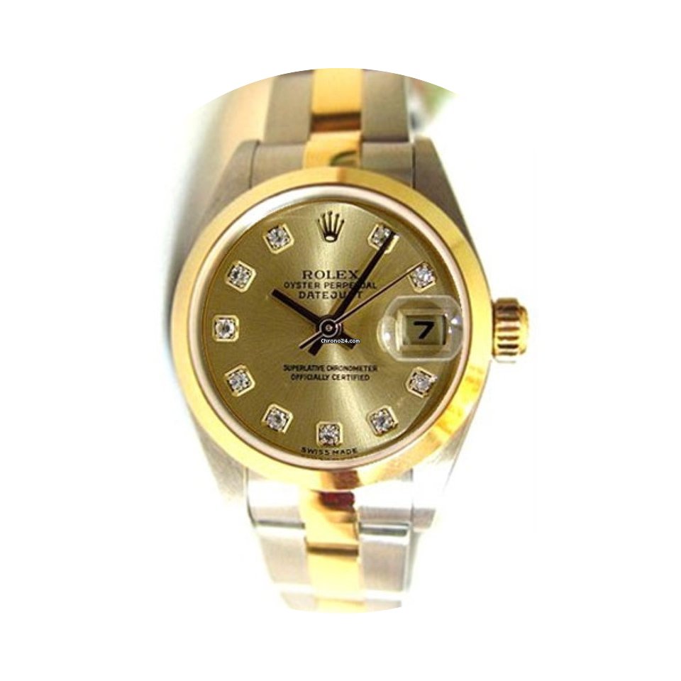 Rolex Datejust Lady's Steel & 18K Yellow...