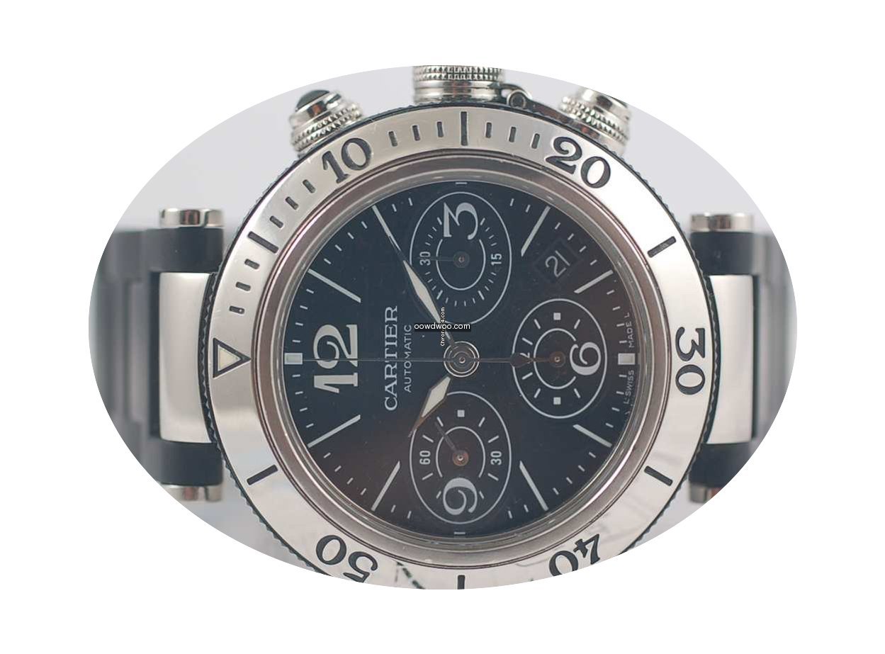 Cartier Watch Pasha Seatimer Chronograph...