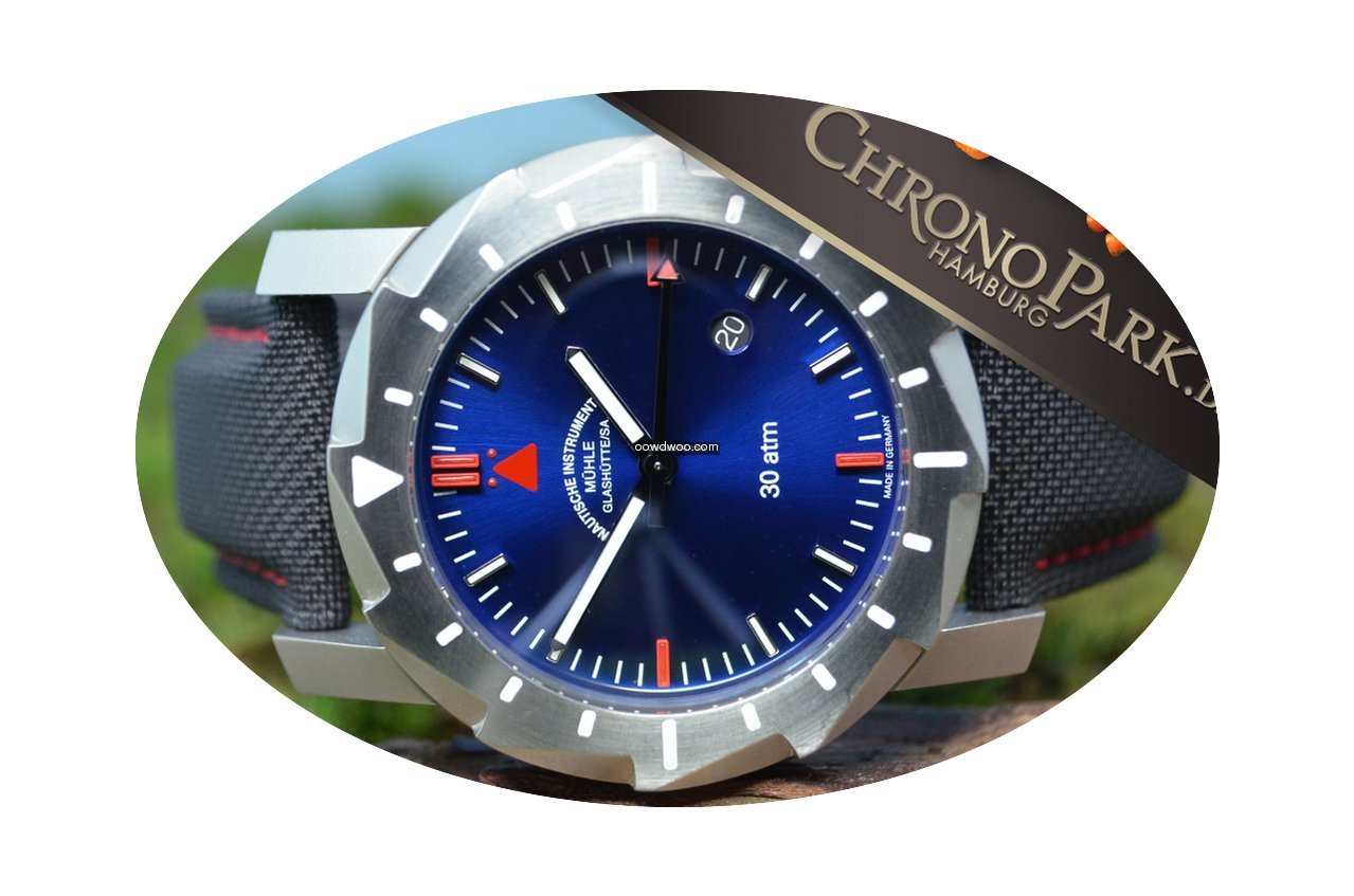 Mühle Glashütte 44mm Kampfschwimmer, U...