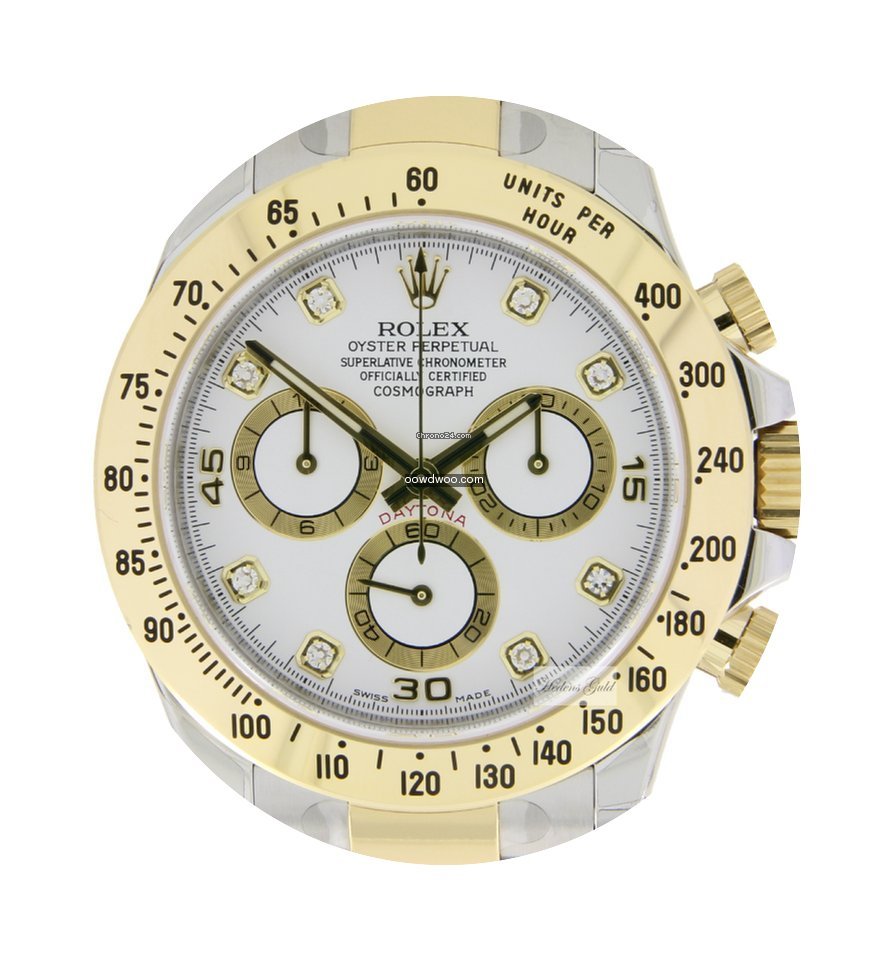 Rolex Daytona Gold and Steel Diamond...
