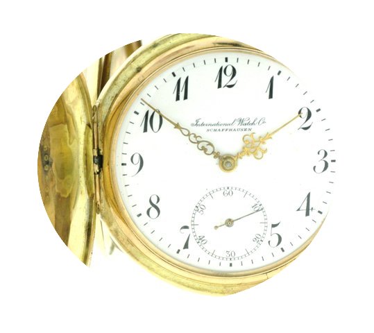 IWC Herren Taschenuhr Savonette 585/14k ...