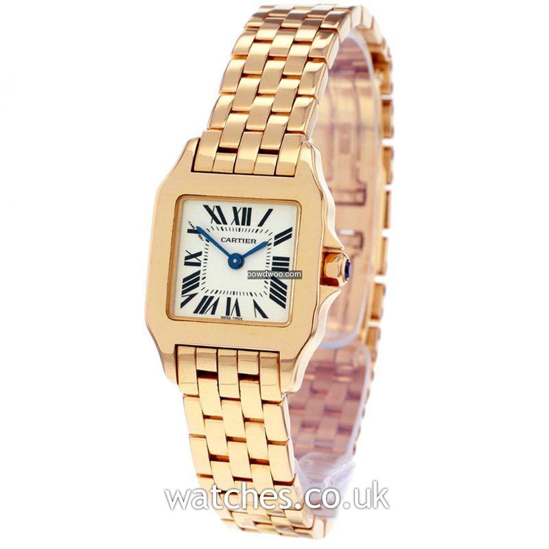 Cartier Ladies Santos Rose Gold Demoisel...