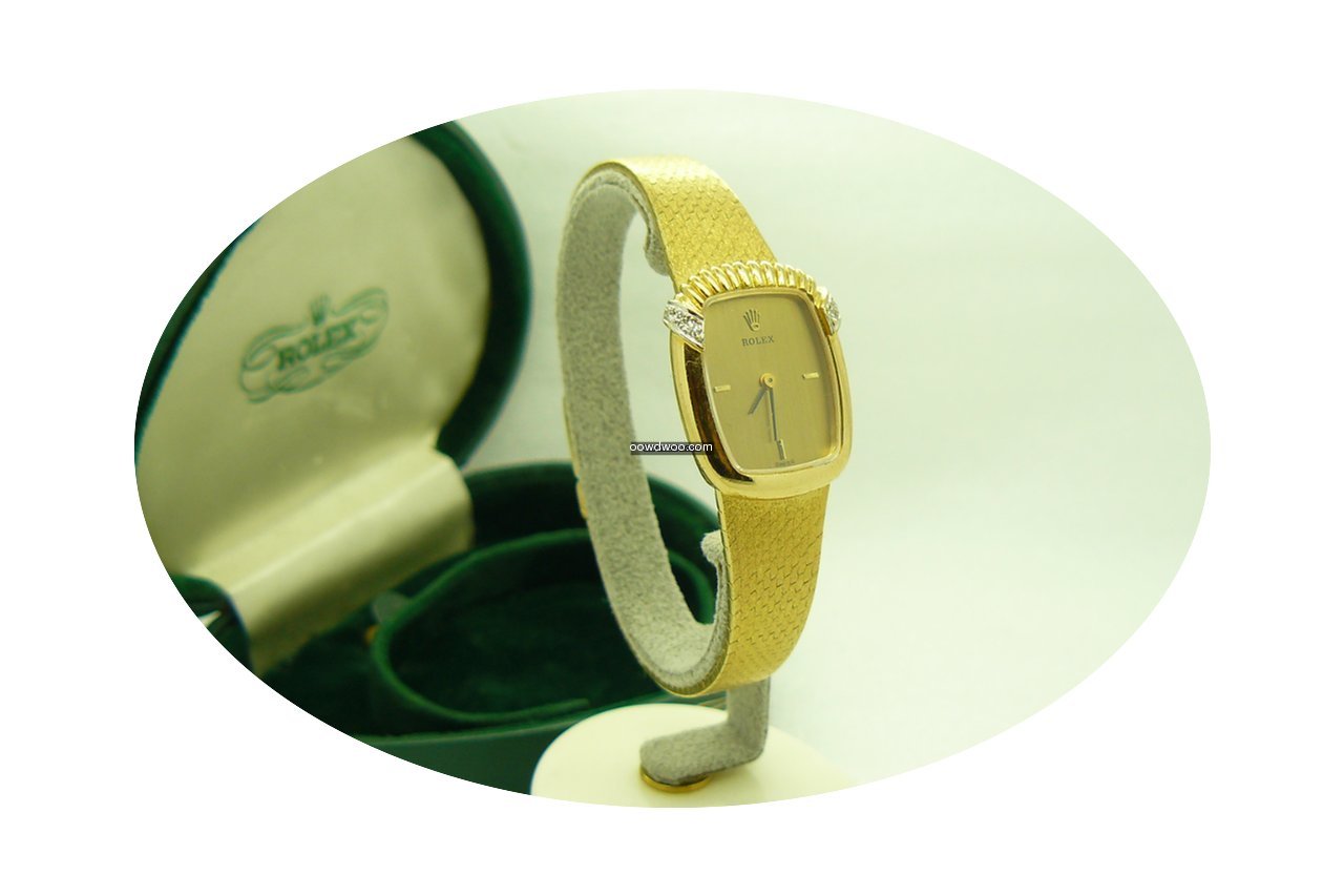 Rolex Lady 0,750 Gold mit Brillianten...