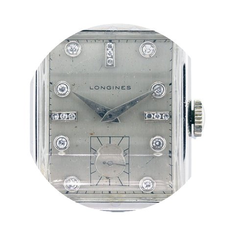 Longines 14K Gold Diamond Dial Watch...
