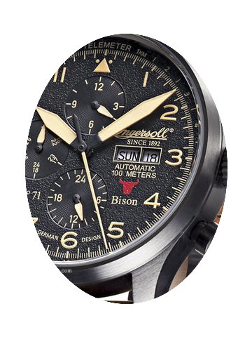 Ingersoll IN1513BBK Bison No. 71 Automat...