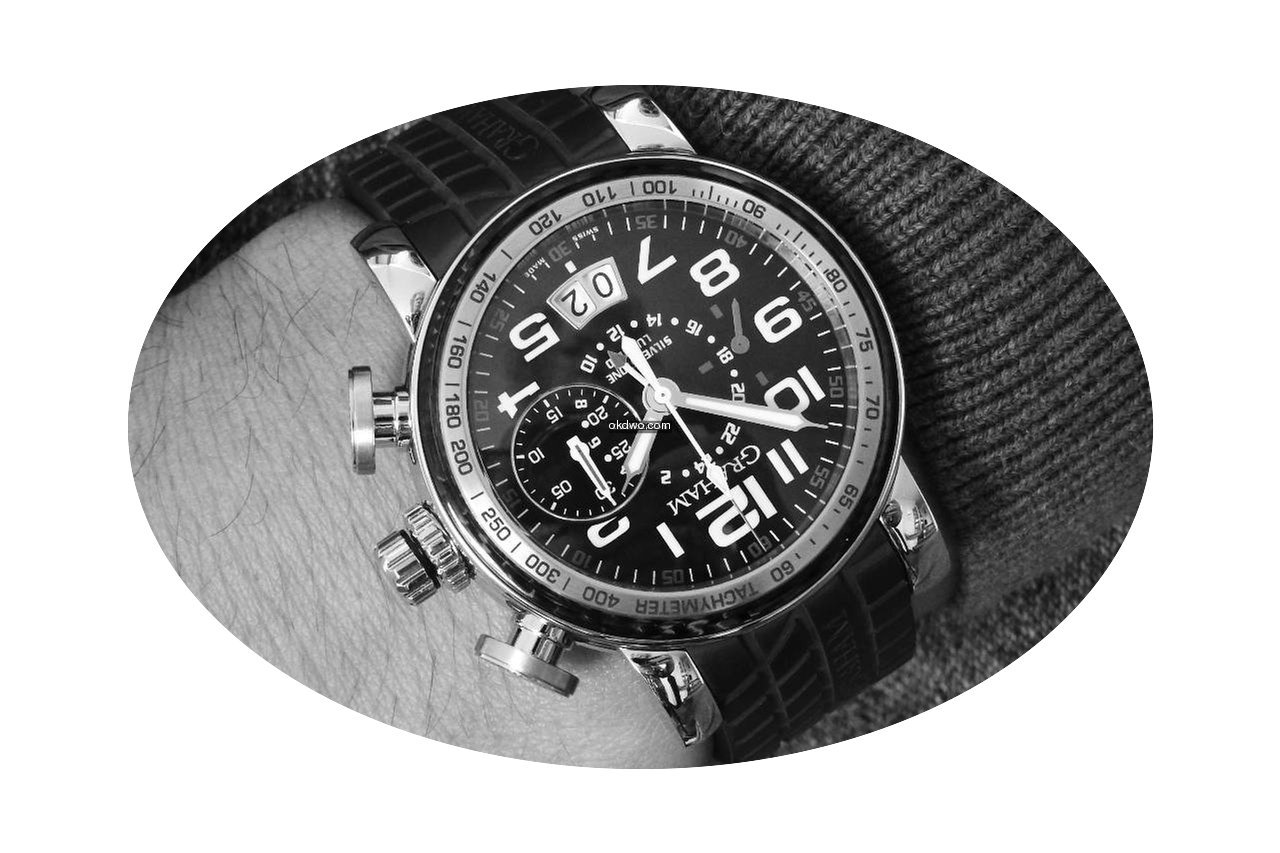 Graham Silverstone Luffield 44 mm Chrono...