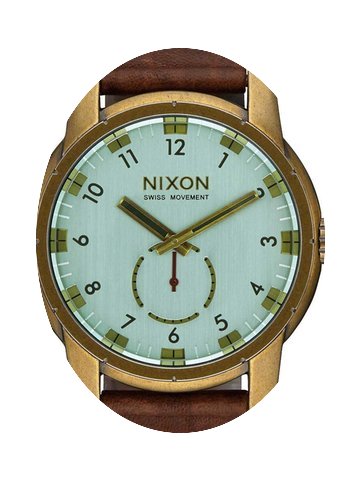Nixon A938-2223 Patroit Leather Brass Gr...
