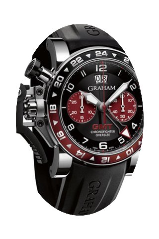 Graham Chronofighter Oversize GMT Steel...