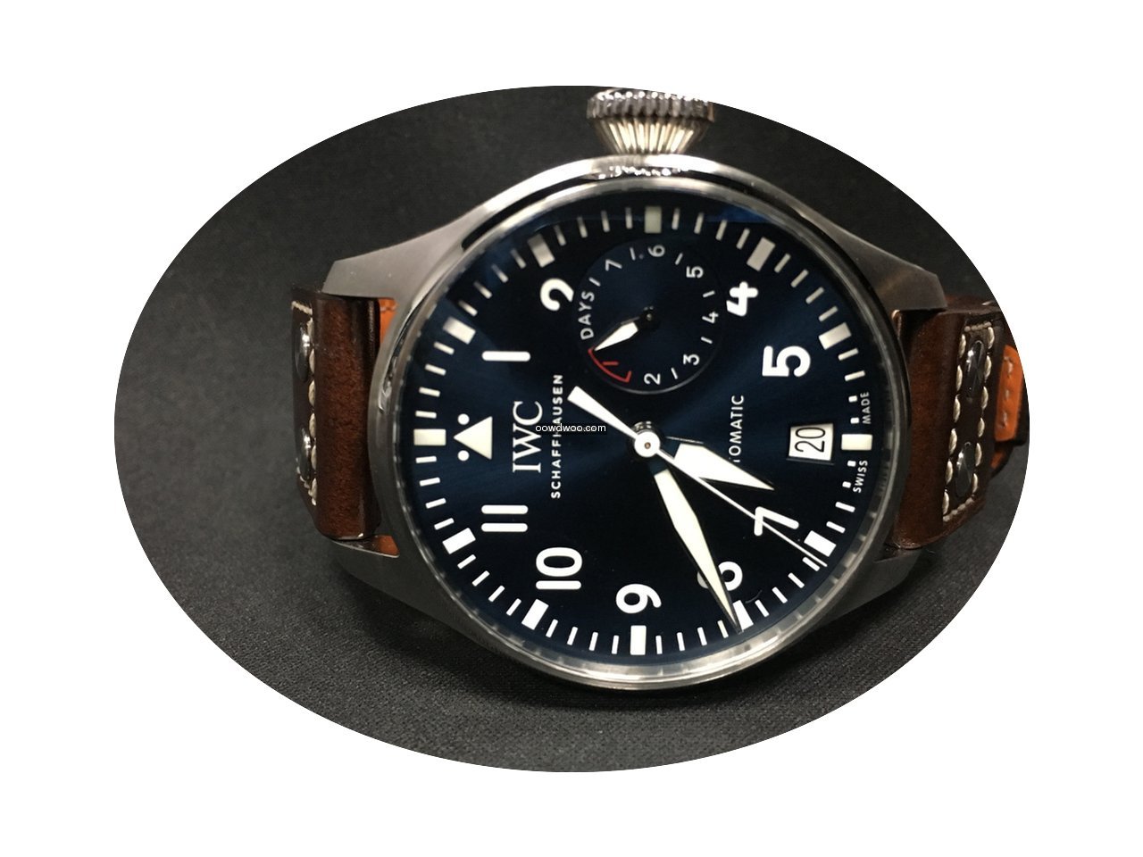IWC Big Pilot Midnight Blue Dial Automat...