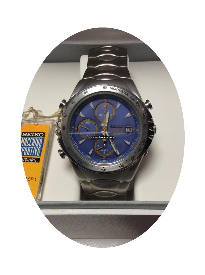 Seiko MACCHINA SPORTIVA GIUGIARO DESIGN...