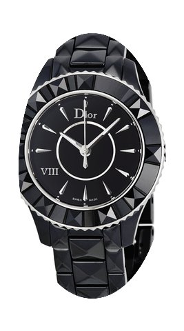 Dior VIII Black Ceramic Ladies Watch...