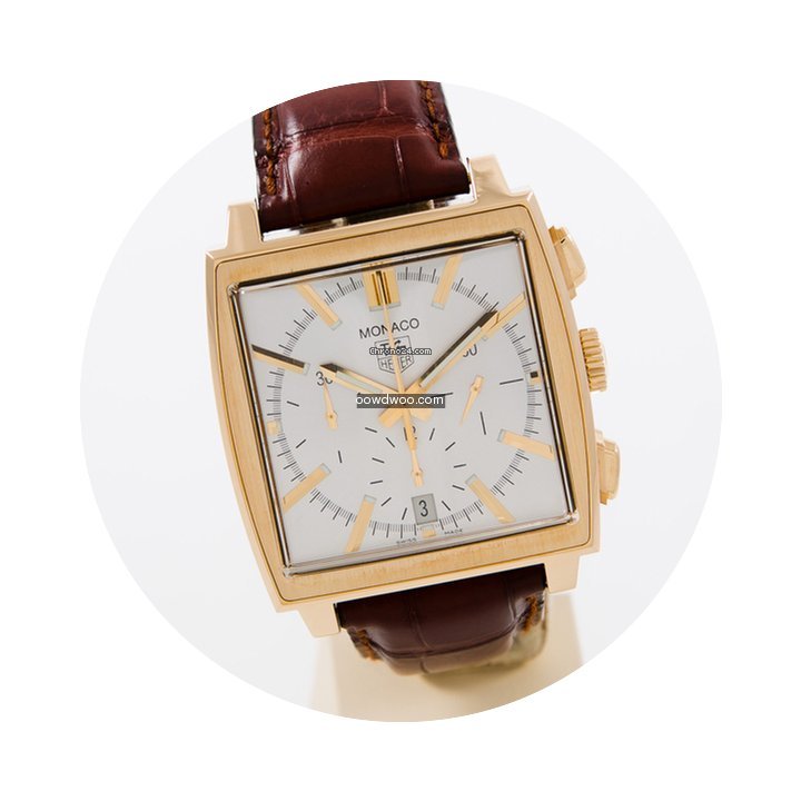 TAG Heuer Monaco Chrono Yellow gold top ...