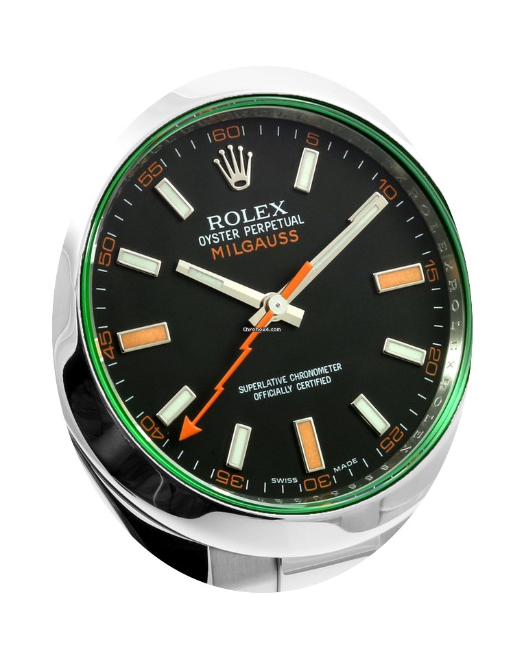 Rolex Milgauss Green Crystal 116400GV w/...