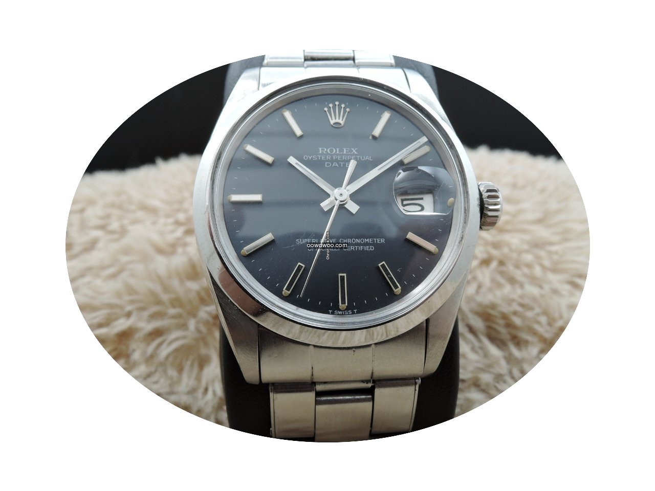 Rolex OYSTER DATE 1500 Original Blue Dia...