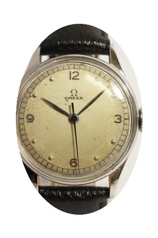 Omega Acier, mouvement 30T2, seconde cen...