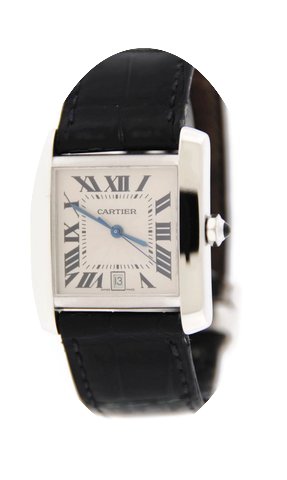 Cartier Tank Francaise 18K White Gold...