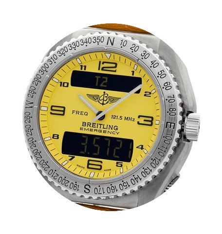 Breitling Emergency Titanium Yellow Dial...
