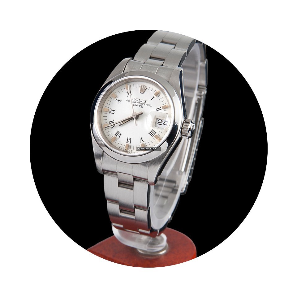 Rolex date steel lady...