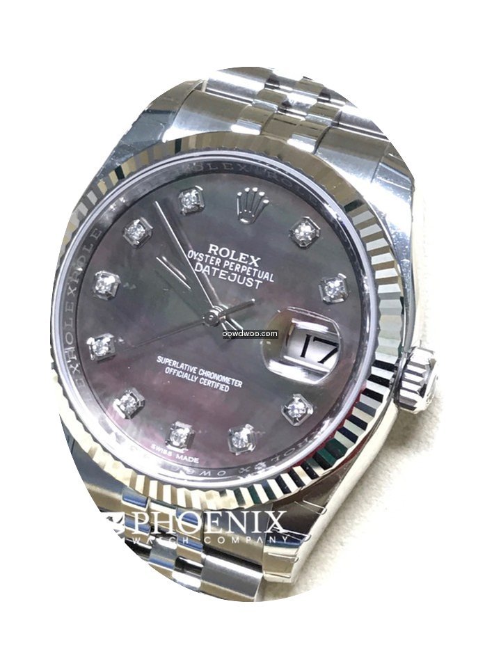 Rolex Datejust Dark MOP Diamond dial...
