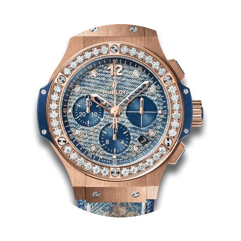 Hublot Big Bang Jeans Blue Diamond Dial ...